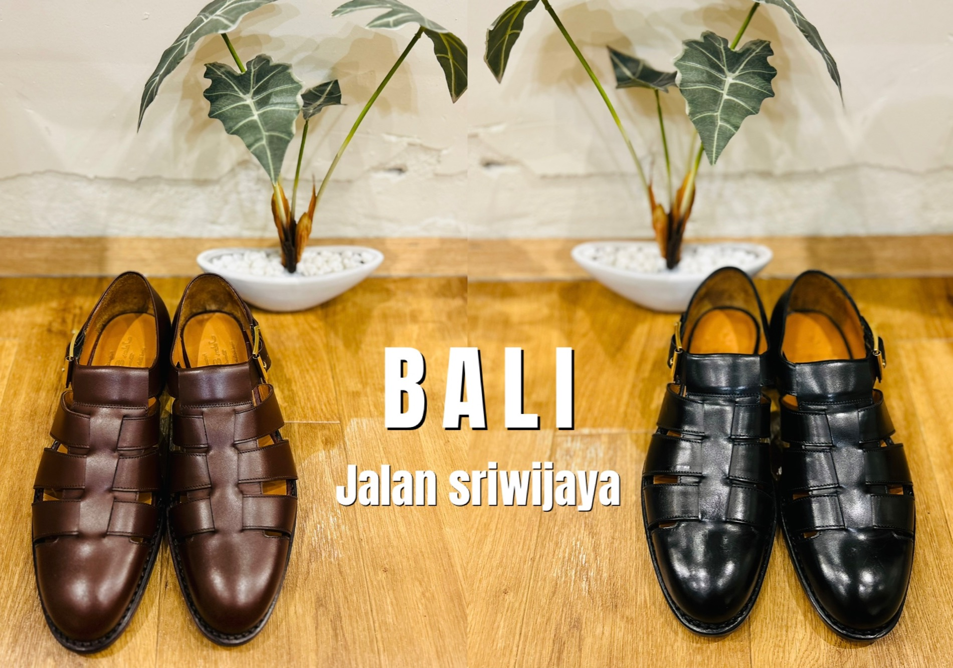 華やかなコーラルと黒の打掛　59 夏の主役にグルカサンダル | Jalan Sriwijaya / G.H.BASS