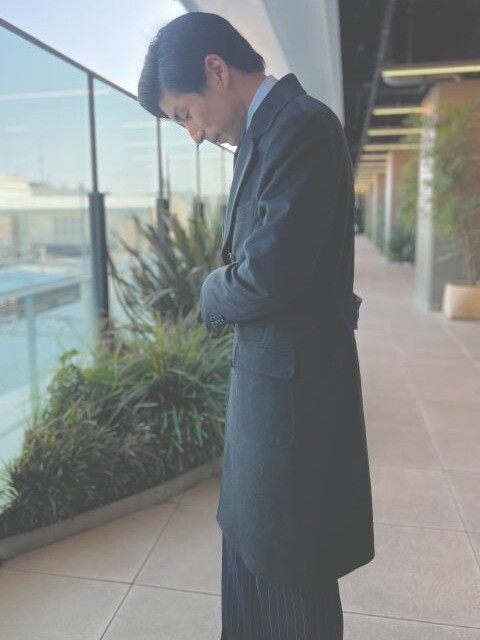 美品 麻布テーラー チェスターコート カシミア混 ダブルブレスト 44 仕立てるなら、今！！【カシミアコート】 | 麻布テーラー | ショップ