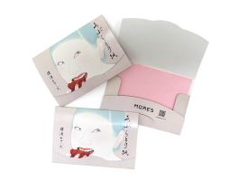 「笑えないほど暑くて、笑う。」デザイン『あぶらとり紙』をプレゼント！