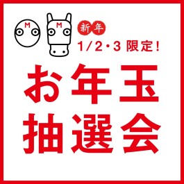 新年『お年玉抽選会』開催！