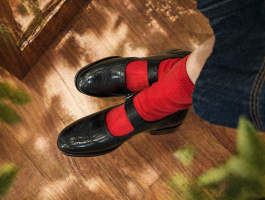 メリージェーンをスタッフが履いてみました。