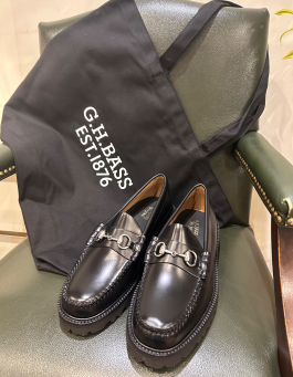 G.H.BASSビットローファー入荷しました。