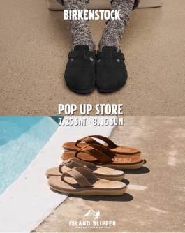 ISLAND SLIPPER POP-UP STORE開催