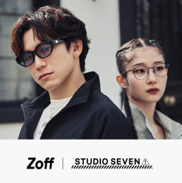 メガネブランド「Zoff」と「EXILE」、「三代目 J SOUL BROTHERS」のパフォーマーEXILE NAOTOが手掛けるブランド「STUDIO SEVEN」のコラボレーション第2弾