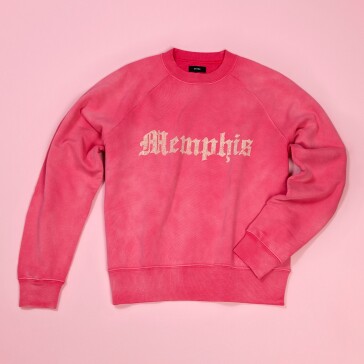 プリント フェード スウェットシャツ