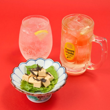権之介ハイボール / 角ハイボール / クリームチーズの味噌漬け