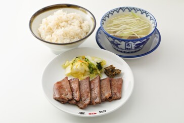 牛たん焼定食 (しお味・たれ味・みそ味)3枚6切