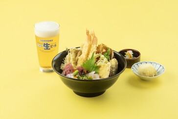 サントリー 生ビール／特天刺丼