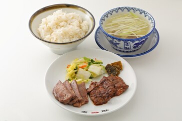 たん・ハラミ焼定食　（しお味・たれ味・みそ味）