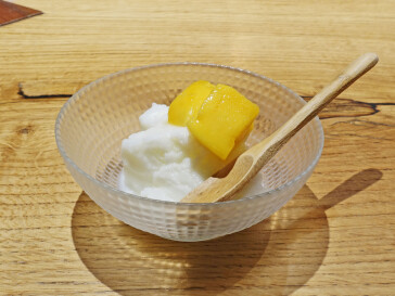 -30℃の鉄板で作るアイスクリーム