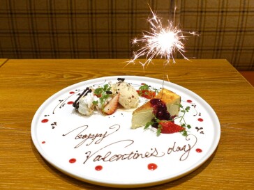 メッセージ付き！デザートプレート